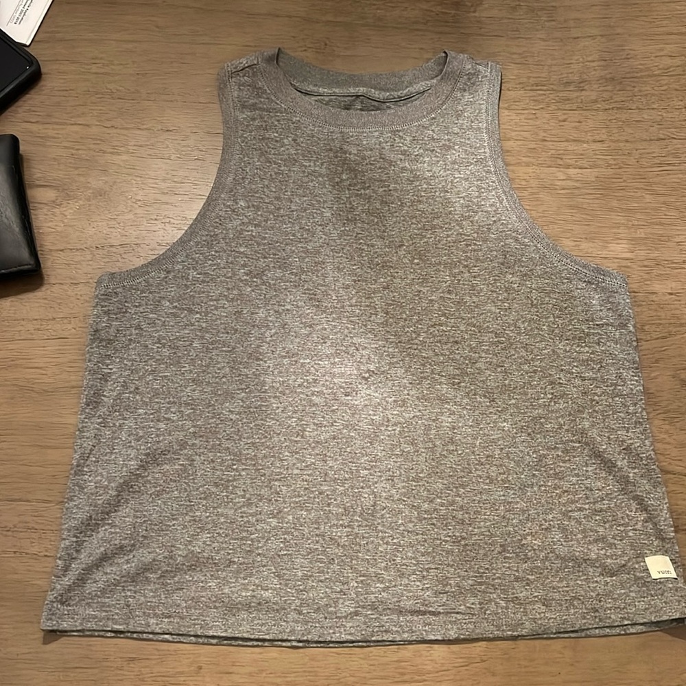 Vuori Energy Top Heather Grey Small